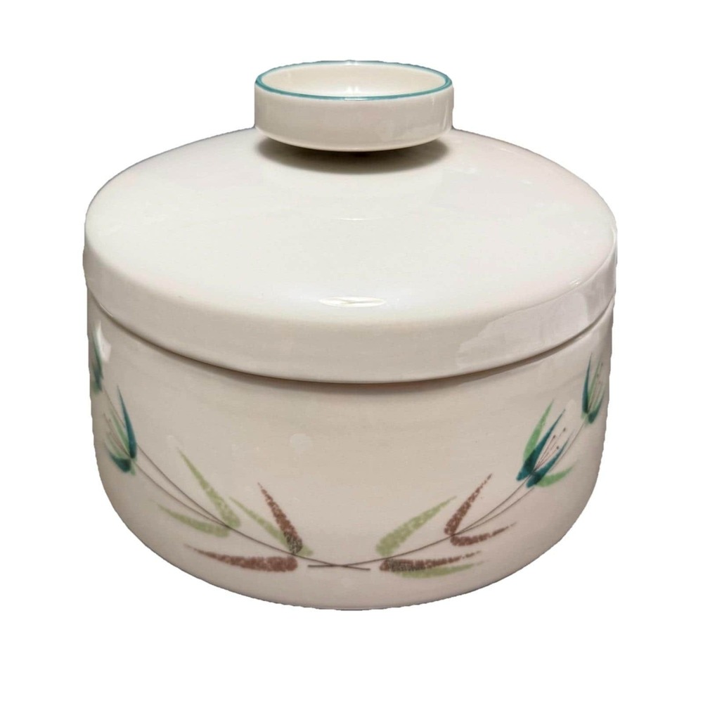 Franciscan Radiance Covered Casserole Dish Vintage Mid Century USA Atomic 1970
